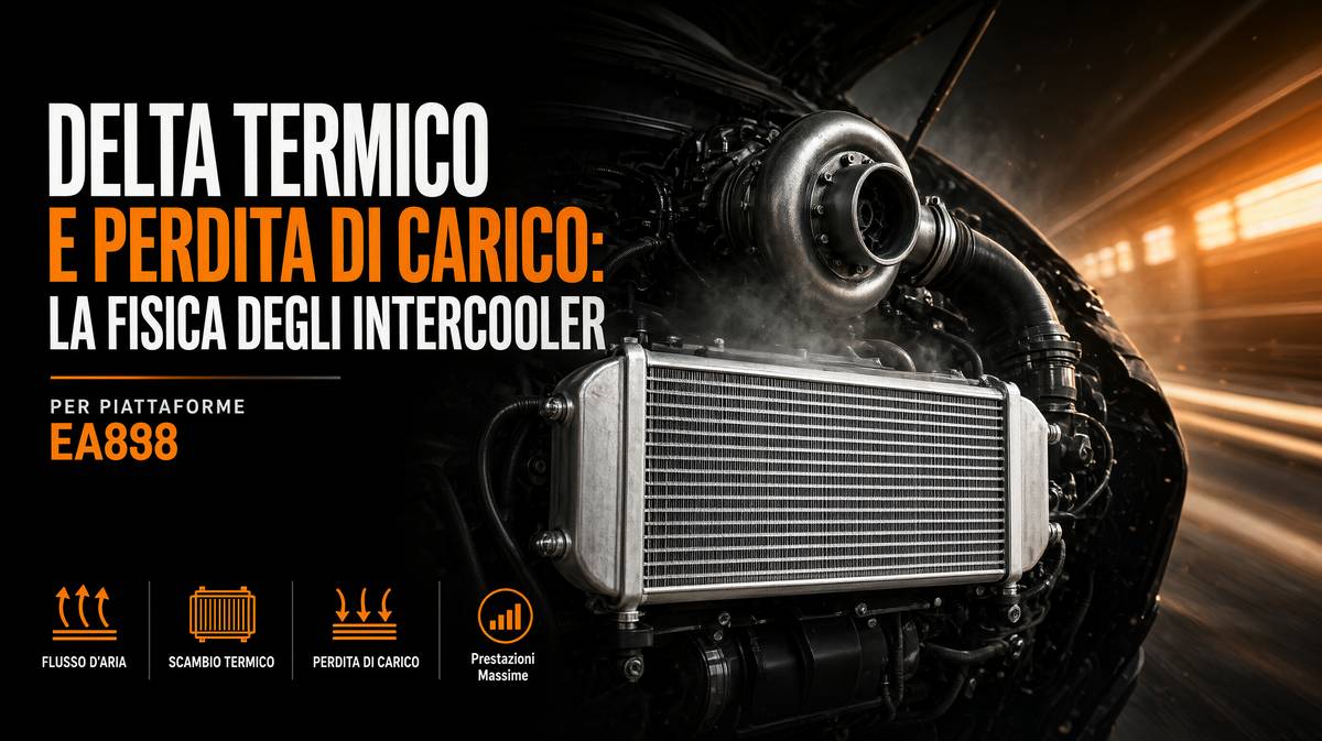 Delta termico e perdita di carico la fisica degli intercooler per piattaforme EA888