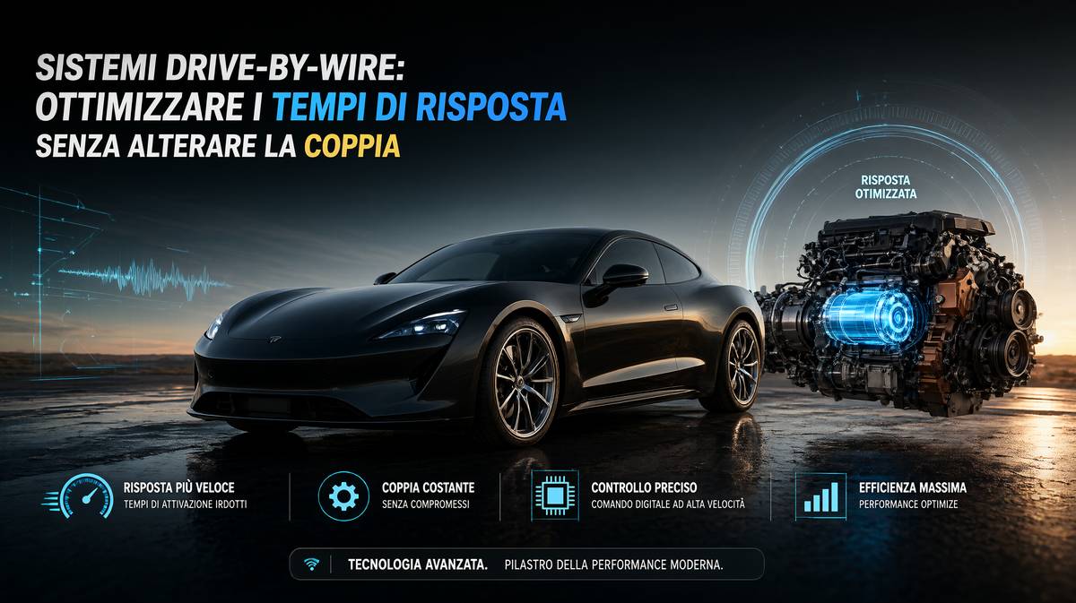 Sistemi drive by wire ottimizzare i tempi di risposta senza alterare la coppia